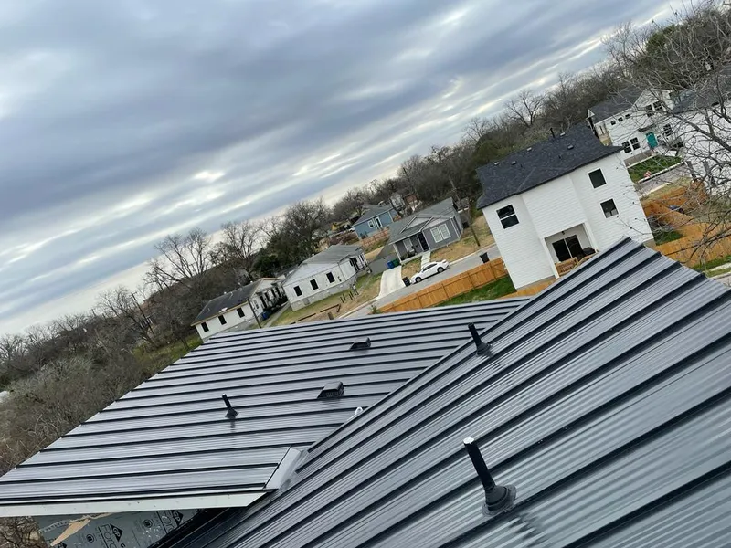 Standing seam metal roof panels with vents for Skylight Repair in New Britain
